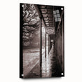 Acrylic print of New Orleans scenery in muted colors, ideal for dining room or bedroom wall art.