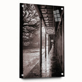 Acrylic print of New Orleans scenery in muted colors, ideal for dining room or bedroom wall art.