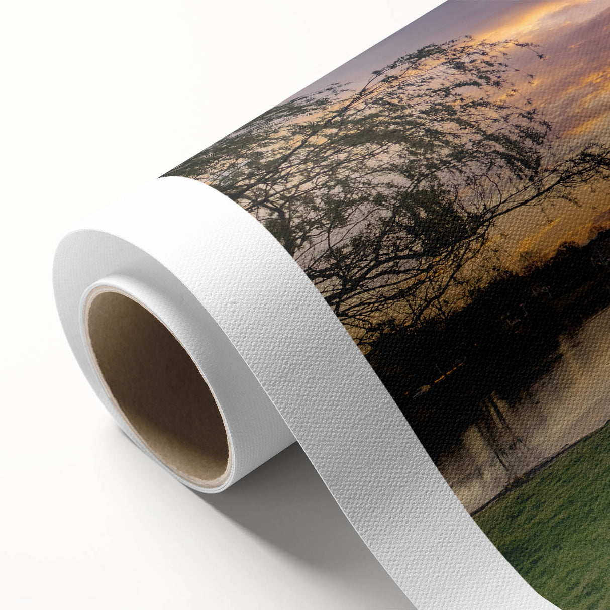 Art deco poster of a New Jersey scenery in pastel shades on rolled canvas, ideal for nursery wall art.