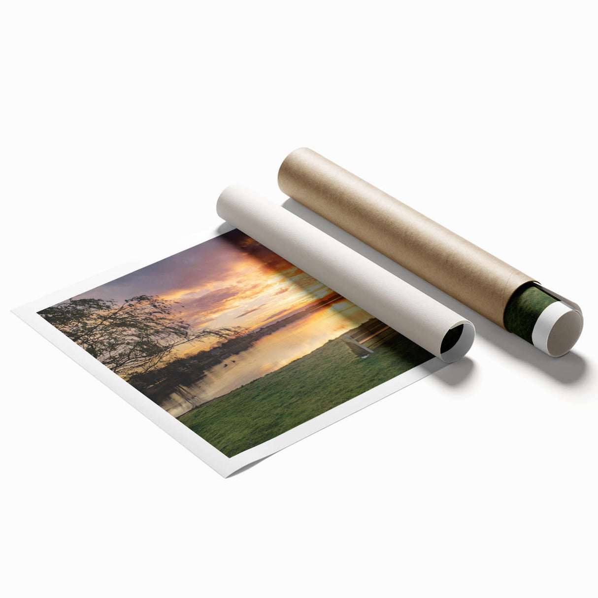 Extra large rolled print of floral art depicting vibrant New Jersey scenery, ideal for classy bathroom wall art.