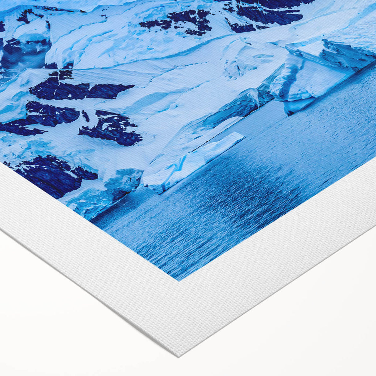 Art deco poster of Charlotte skyline in muted gold and blue tones on rolled canvas, suitable for dining room wall art.