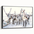 Winter landscape painting in black and white on a framed canvas, ideal for bedroom wall decor.