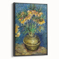 Black and white landscape painting on framed canvas, featuring a vintage poster style, ideal for bedroom wall decor.
