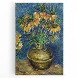 Black and white large art print of Van Gogh's 'Starry Night' on stretched canvas, ideal for kitchen wall art.