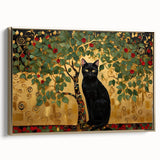Framed canvas wall art showcasing abstract floral designs in vibrant colors, accented with gold, displayed from a side view to highlight its elegant finish and texture. Perfect for enhancing modern home decor.