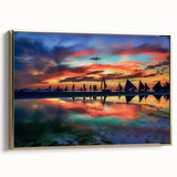 Abstract landscape wall art featuring vibrant gold and earth-toned colors in a sleek frame, emphasizing a modern artistic aesthetic for home decor. Perfect for enhancing living spaces with contemporary elegance.