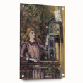 Impressionist Art Print - Girl with Birdcage (Jeune fille à la volière) by Paul Cézanne - Wall Art Decor