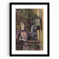 Impressionist Art Print - Girl with Birdcage (Jeune fille à la volière) by Paul Cézanne - Wall Art Decor