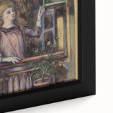 Impressionist Art Print - Girl with Birdcage (Jeune fille à la volière) by Paul Cézanne - Wall Art Decor