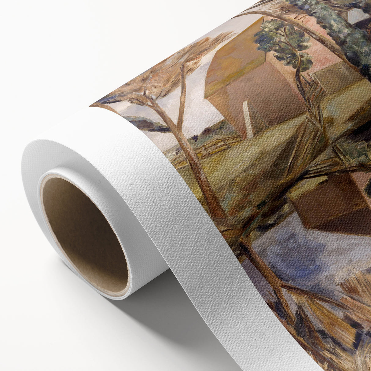 Oxenbridge Pond Landscape - Modern Nature Art Print by Paul Nash