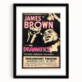 James Brown Retro Wall Art – Vintage 1971 Paramount Concert Print