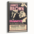 James Brown Retro Wall Art – Vintage 1971 Paramount Concert Print