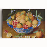 Baroque Still Life with Citrus - Classic and Elegant Rococo Art