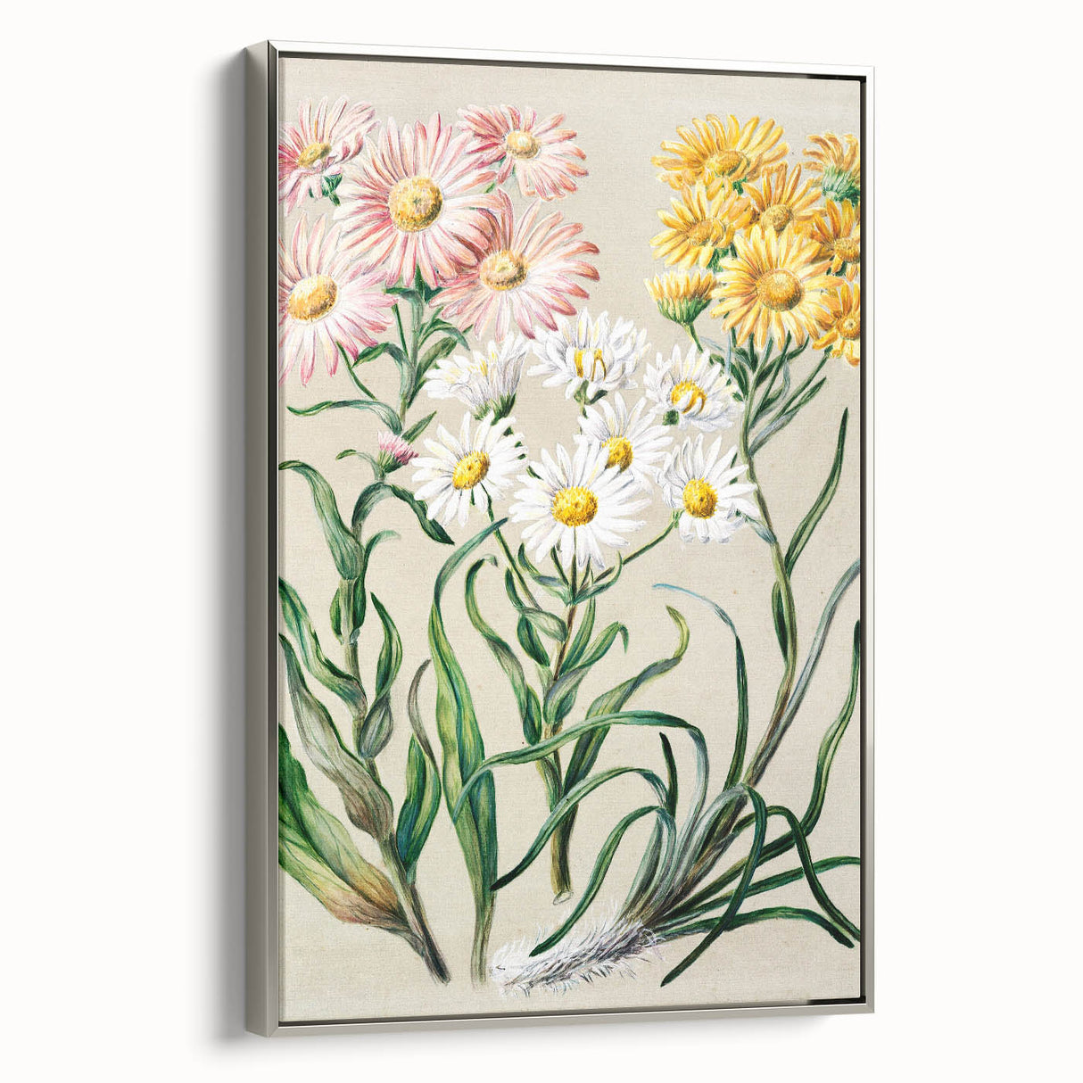 Realism Art Prints - Classical Realism Floral Art on Canvas and Acrylic