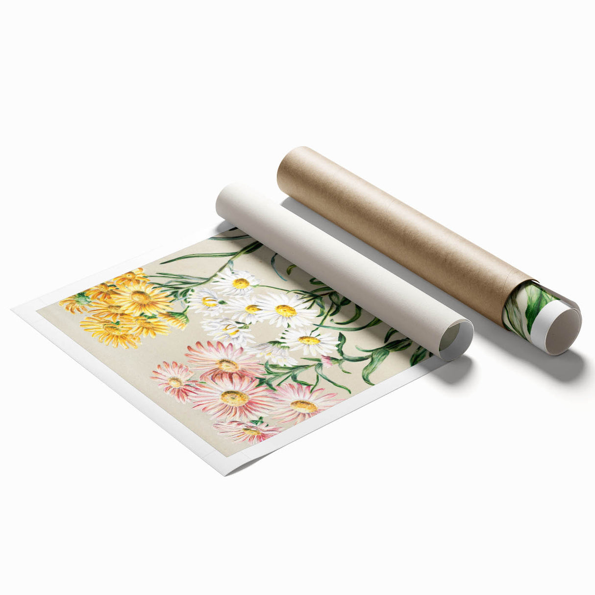 Realism Art Prints - Classical Realism Floral Art on Canvas and Acrylic