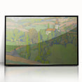 Expressionist Countryside Landscape Wall Art - Vibrant Scenic Design