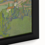 Expressionist Countryside Landscape Wall Art - Vibrant Scenic Design