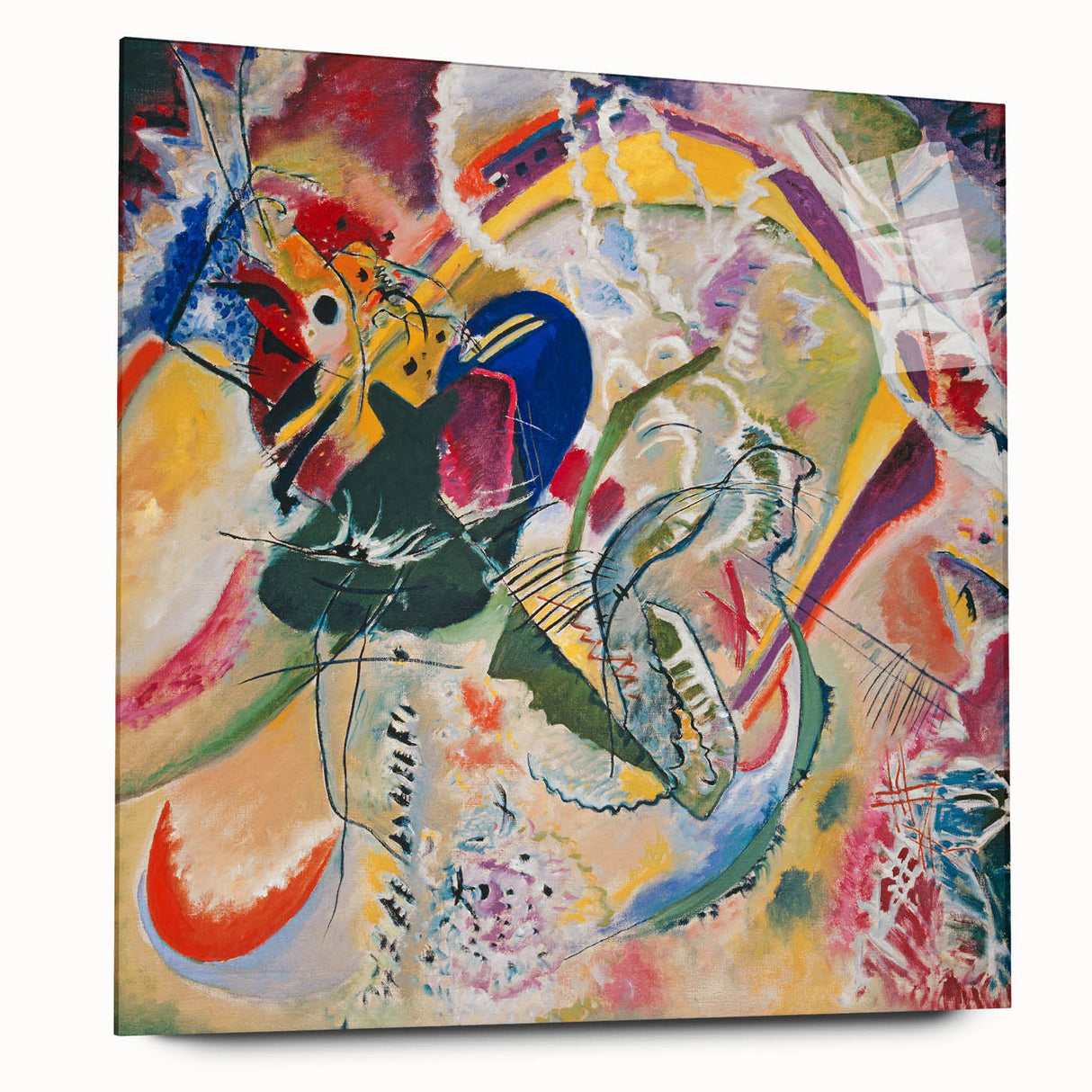 Improvisation 35 - Vibrant Abstract Modern Wall Art in Bold Colors