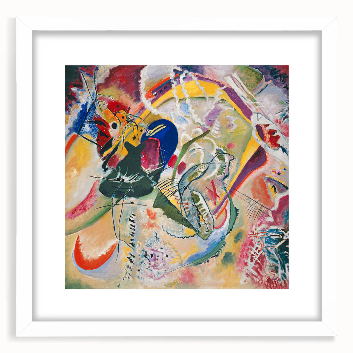 Improvisation 35 - Vibrant Abstract Modern Wall Art in Bold Colors