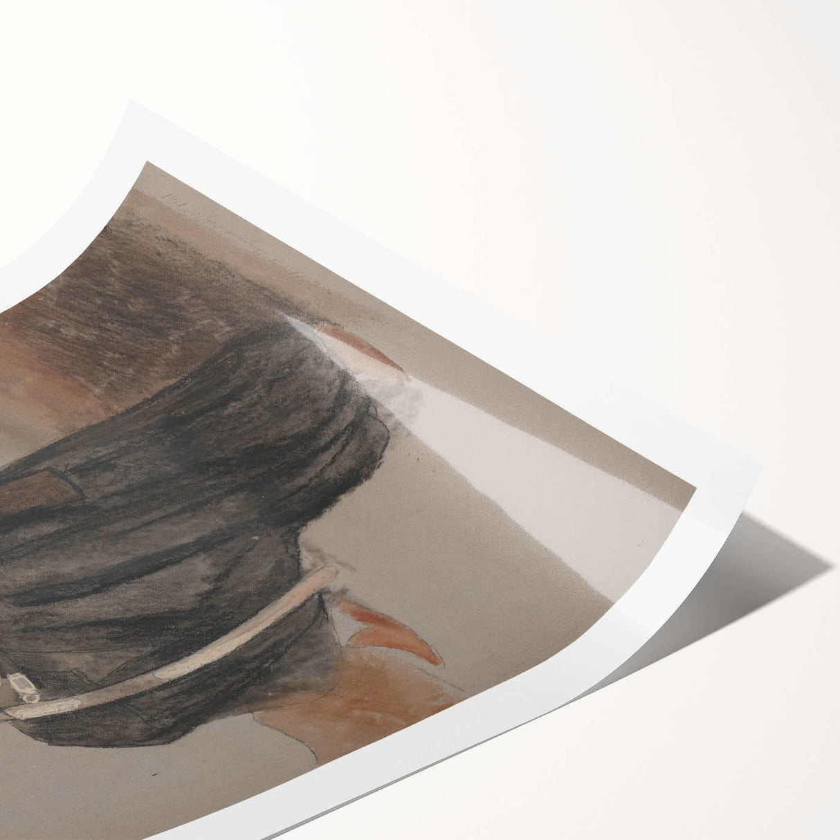 Realism Art Prints - Classical Realism Portrait of Middle Eastern Figure
