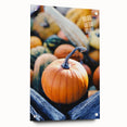 Large abstract wall art depicting autumnal colors on acrylic glass, suitable for bedroom or dining room decor.