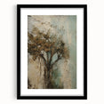 Abstract floral artwork framed in black with a mat, showcasing vibrant colors and intricate designs, perfect for modern home decor or gallery display.