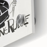 Minimalist Expressionist Wall Art - Bold Black & White Design