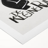 Minimalist Expressionist Wall Art - Bold Black & White Design