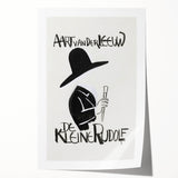 Minimalist Expressionist Wall Art - Bold Black & White Design