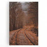 Large black and white canvas depicting a stylized autumn tree, ideal for kitchen wall art.