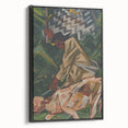 Vibrant Expressionist Wall Art - Bold Abstract Narrative Design