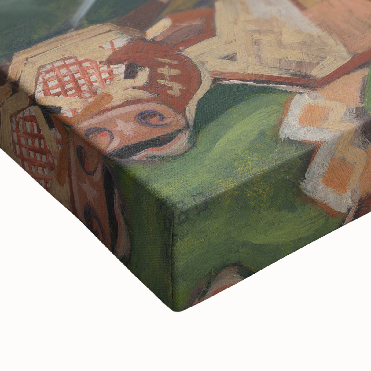 Vibrant Expressionist Wall Art - Bold Abstract Narrative Design