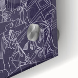 SPQR Modern Line Art Print - Intricate Abstract Design by Victor Proetz