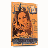 Janis Joplin Retro Wall Art – Vintage 1970s Blues Concert Print