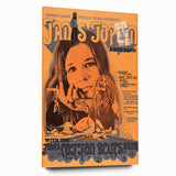Janis Joplin Retro Wall Art – Vintage 1970s Blues Concert Print