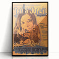 Janis Joplin Retro Wall Art – Vintage 1970s Blues Concert Print