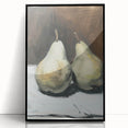 Large abstract wall art featuring an assortment of fruits in vibrant colors on a framed acrylic.