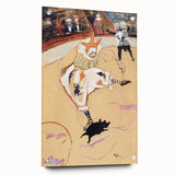 At the Circus - Playful Clown Art Print by Henri de Toulouse-Lautrec
