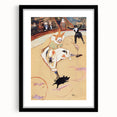 At the Circus - Playful Clown Art Print by Henri de Toulouse-Lautrec