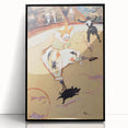At the Circus - Playful Clown Art Print by Henri de Toulouse-Lautrec