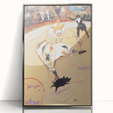 At the Circus - Playful Clown Art Print by Henri de Toulouse-Lautrec