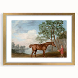 Pumpkin with a Stable Lad by George Stubbs - Romanticism Art Print