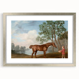 Pumpkin with a Stable Lad by George Stubbs - Romanticism Art Print
