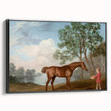 Pumpkin with a Stable Lad by George Stubbs - Romanticism Art Print