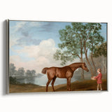 Pumpkin with a Stable Lad by George Stubbs - Romanticism Art Print
