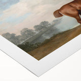 Pumpkin with a Stable Lad by George Stubbs - Romanticism Art Print