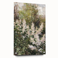 Abstract floral acrylic art piece displayed on a glass surface, showcasing vibrant colors and intricate details, secured with decorative pins for an elegant presentation.