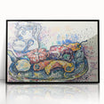 Vibrant Still Life with Jug - Modern Wall Art in Playful Colors