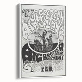 Jefferson Airplane Retro Wall Art – Vintage 1960s Psychedelic Print