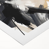 Abstract minimalist wall art design on rolled canvas, showcasing soft pastel colors and geometric shapes, ideal for modern home decor and artistic expression.